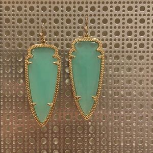 Teal Kendra scott earrings